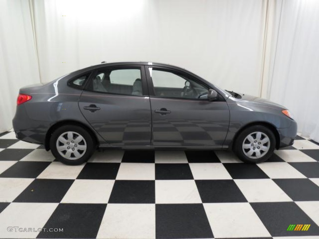 2007 Elantra GLS Sedan - Carbon Gray / Gray photo #26