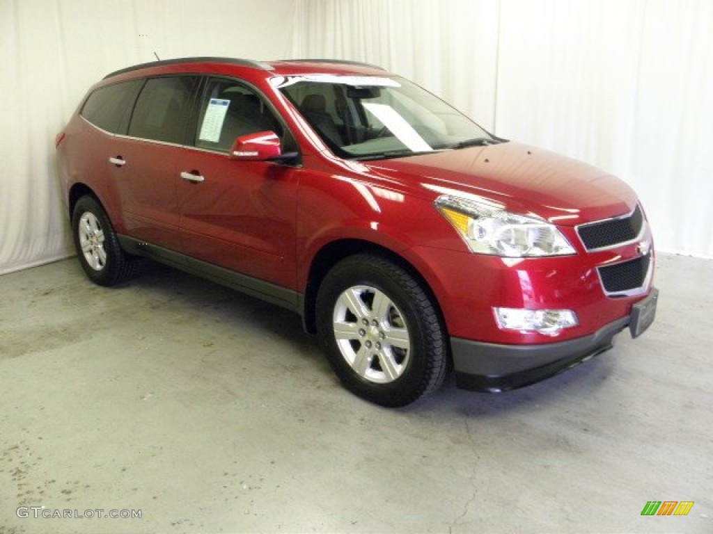Crystal Red Tintcoat Chevrolet Traverse