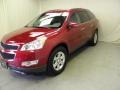 2012 Crystal Red Tintcoat Chevrolet Traverse LT AWD  photo #3