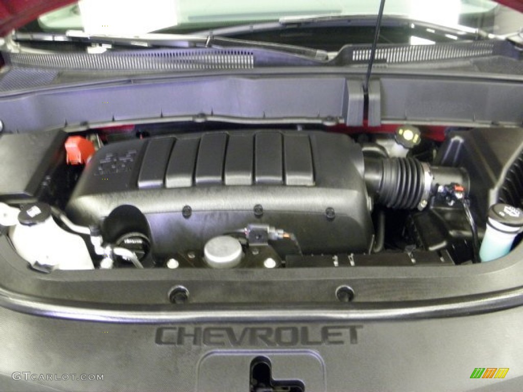 2012 Traverse LT AWD - Crystal Red Tintcoat / Dark Gray/Light Gray photo #4