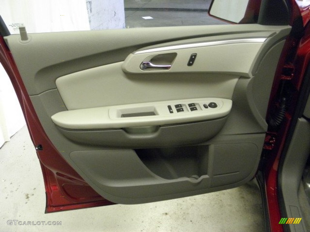 2012 Traverse LT AWD - Crystal Red Tintcoat / Dark Gray/Light Gray photo #17