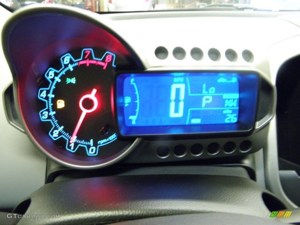 2013 Chevrolet Sonic LT Sedan Gauges Photo #71631859