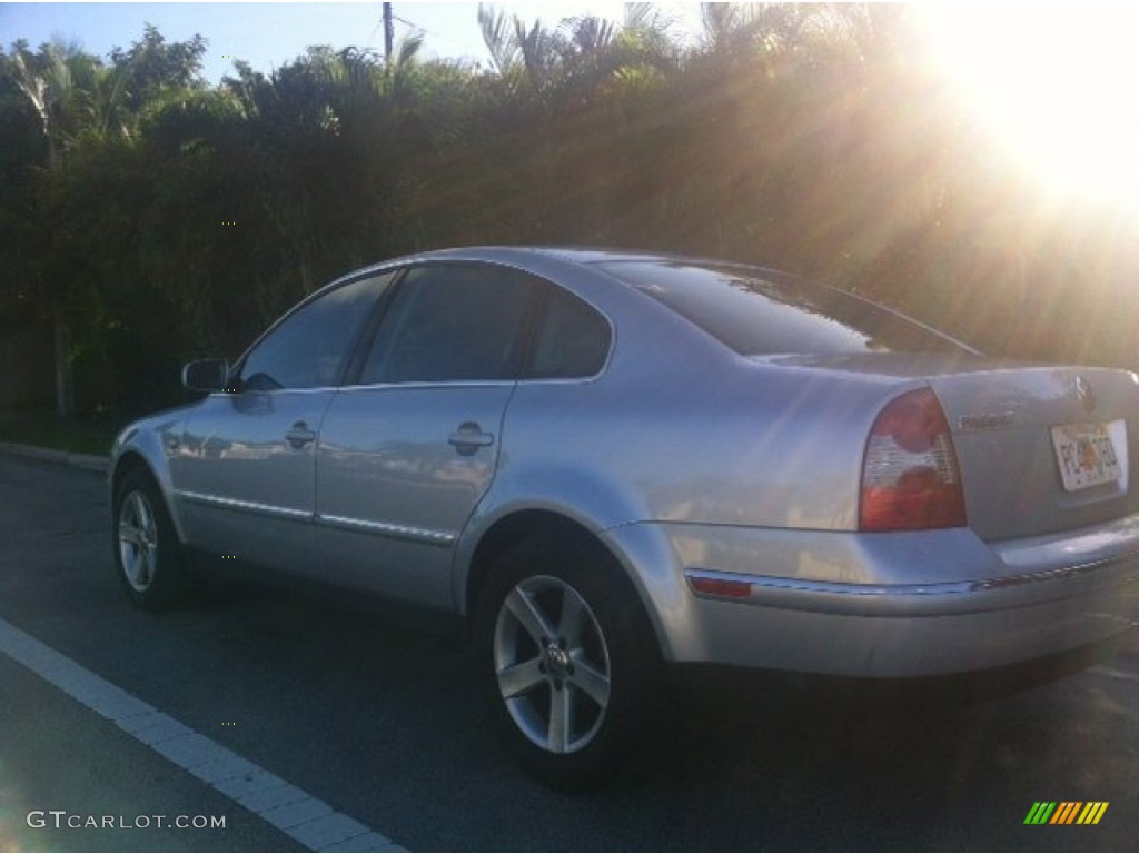 2004 Passat GLX 4Motion Sedan - Blue Silver Metallic / Anthracite photo #4