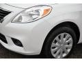 2013 Fresh Powder White Nissan Versa 1.6 SV Sedan  photo #3