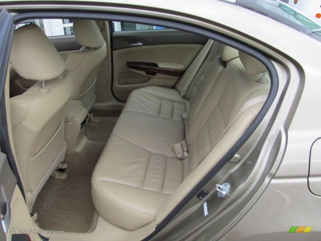 2010 Accord EX-L Sedan - Bold Beige Metallic / Ivory photo #18