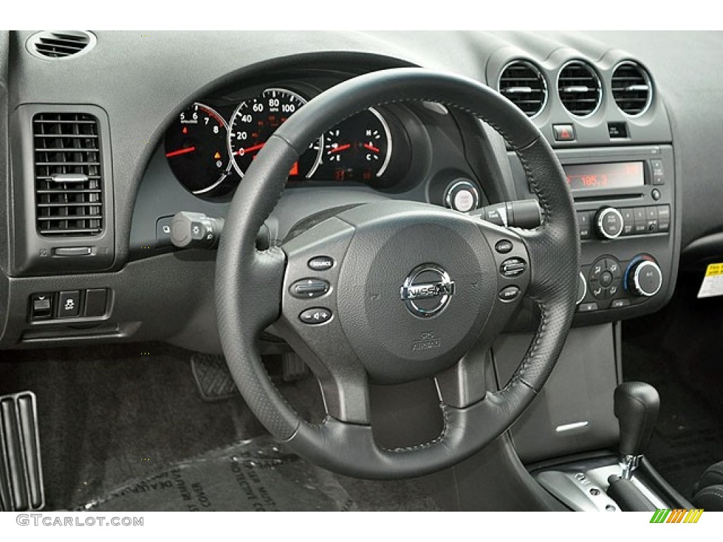2013 Nissan Altima 2.5 S Coupe Charcoal Dashboard Photo #71635447