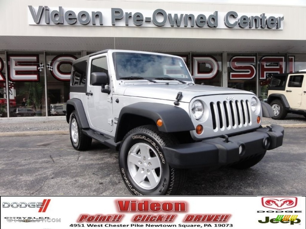 Bright Silver Metallic Jeep Wrangler