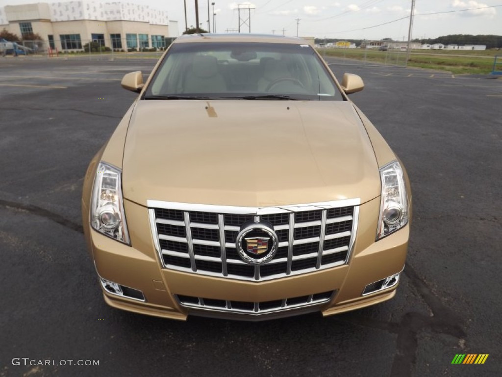 2013 CTS 3.6 Sedan - Summer Gold Metallic / Cashmere/Cocoa photo #2