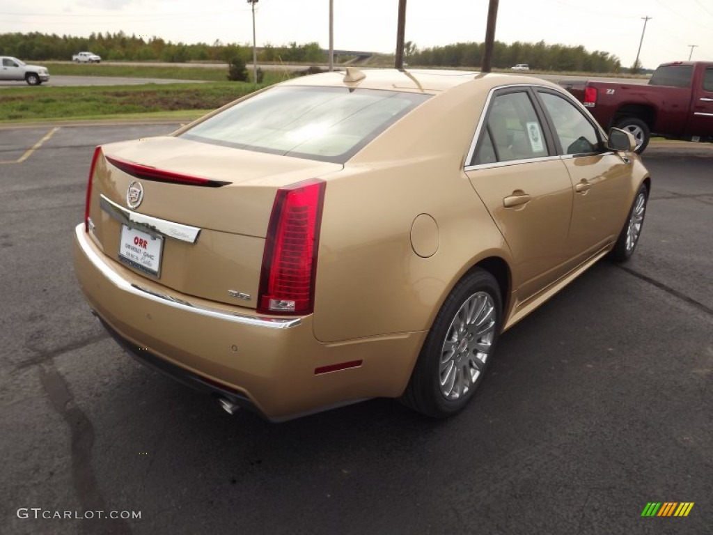 2013 CTS 3.6 Sedan - Summer Gold Metallic / Cashmere/Cocoa photo #5