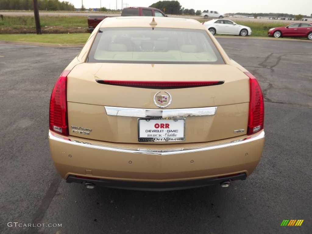 2013 CTS 3.6 Sedan - Summer Gold Metallic / Cashmere/Cocoa photo #6