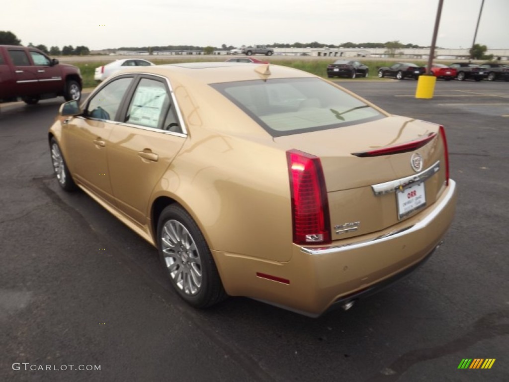 2013 CTS 3.6 Sedan - Summer Gold Metallic / Cashmere/Cocoa photo #7