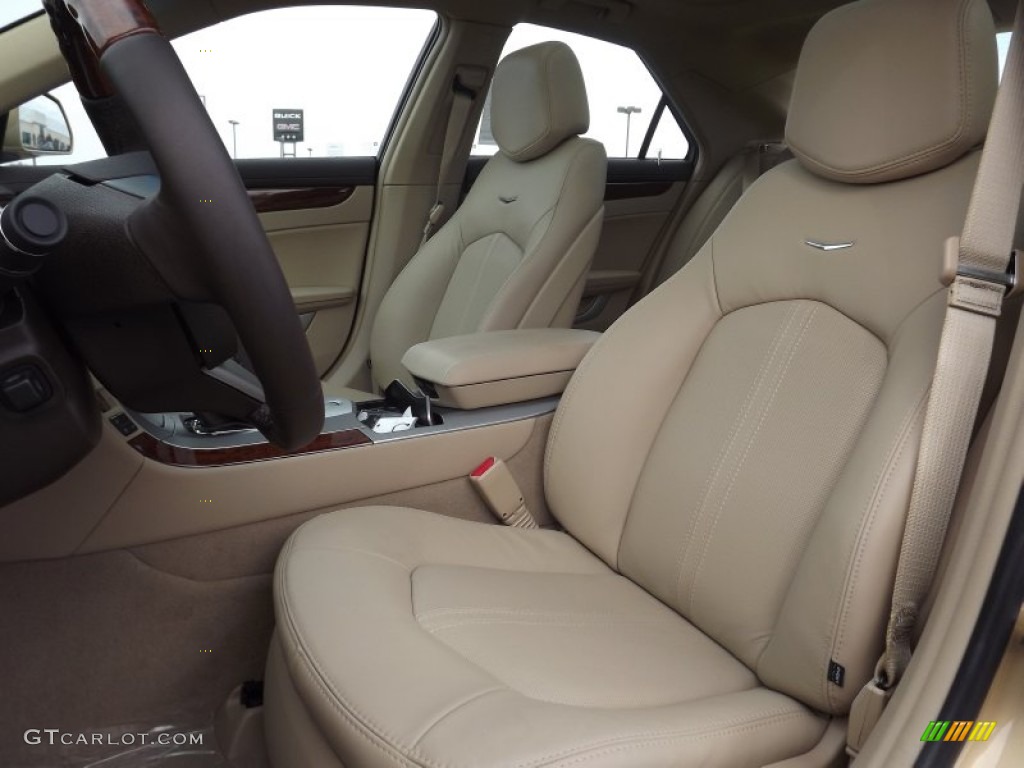 2013 CTS 3.6 Sedan - Summer Gold Metallic / Cashmere/Cocoa photo #13