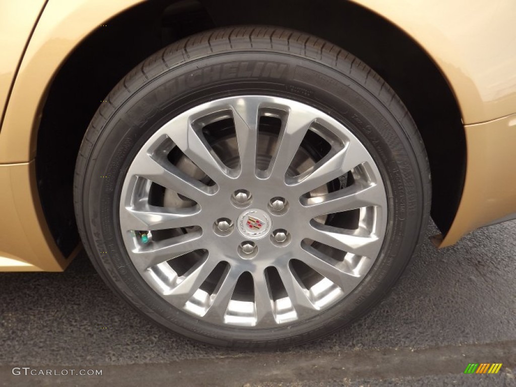2013 CTS 3.6 Sedan - Summer Gold Metallic / Cashmere/Cocoa photo #18