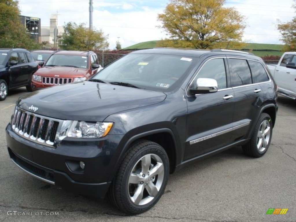 Maximum Steel Metallic 2013 Jeep Grand Cherokee Overland 4x4 Exterior Photo #71636578