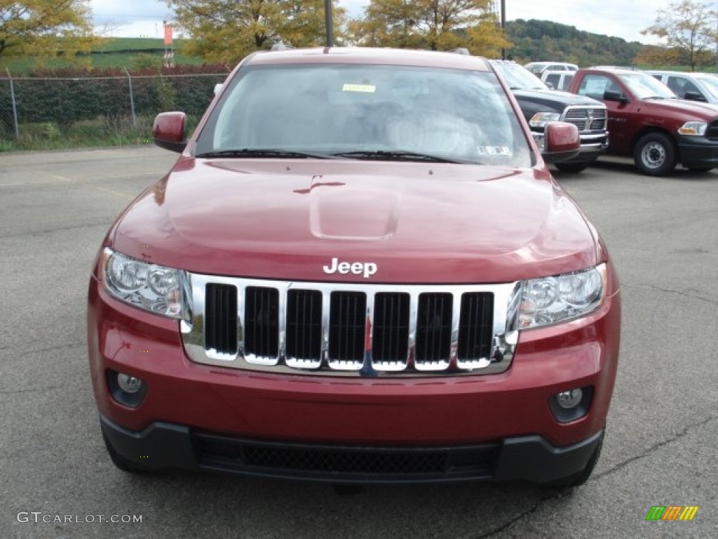 2013 Grand Cherokee Laredo 4x4 - Deep Cherry Red Crystal Pearl / Dark Graystone/Medium Graystone photo #3