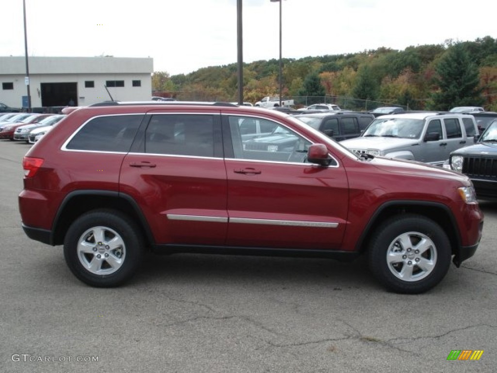 2013 Grand Cherokee Laredo 4x4 - Deep Cherry Red Crystal Pearl / Dark Graystone/Medium Graystone photo #5