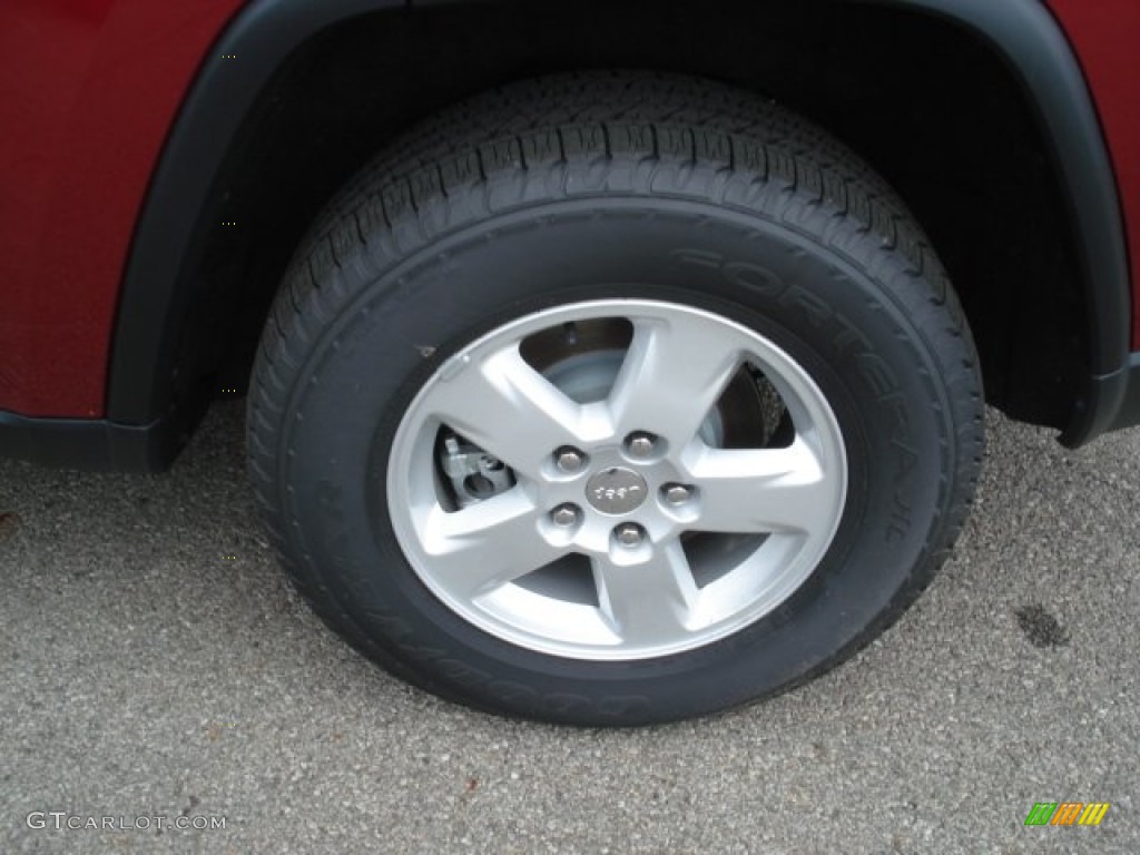 2013 Grand Cherokee Laredo 4x4 - Deep Cherry Red Crystal Pearl / Dark Graystone/Medium Graystone photo #9