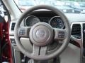 2013 Jeep Grand Cherokee Dark Graystone/Medium Graystone Interior Steering Wheel Photo