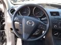 Black 2013 Mazda MAZDA3 i Sport 4 Door Steering Wheel