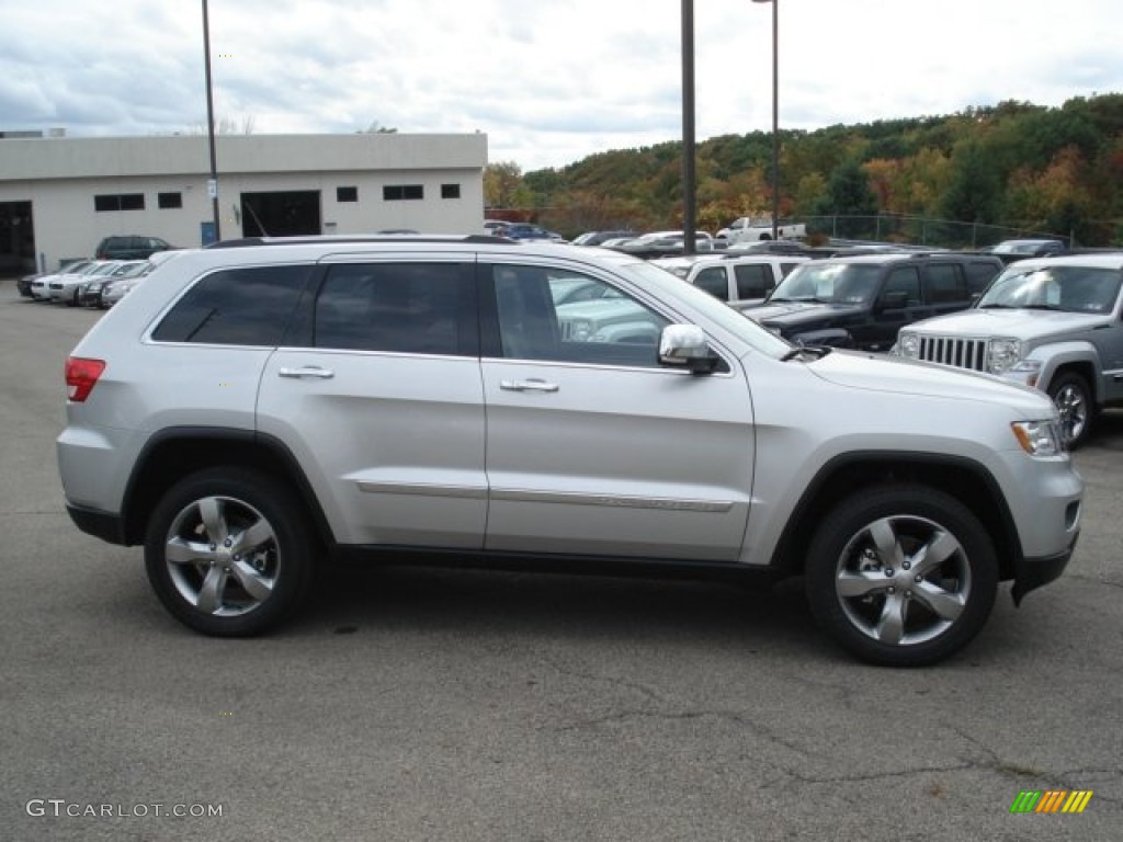 2013 Grand Cherokee Limited 4x4 - Bright Silver Metallic / Black photo #5