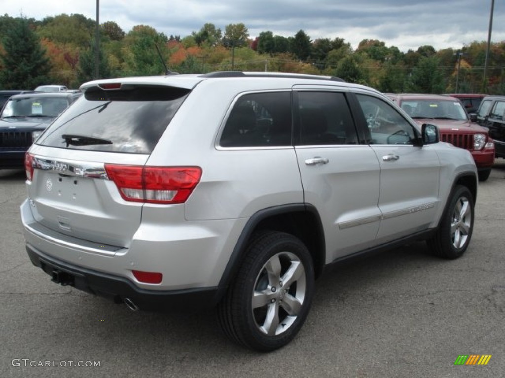 2013 Grand Cherokee Limited 4x4 - Bright Silver Metallic / Black photo #6