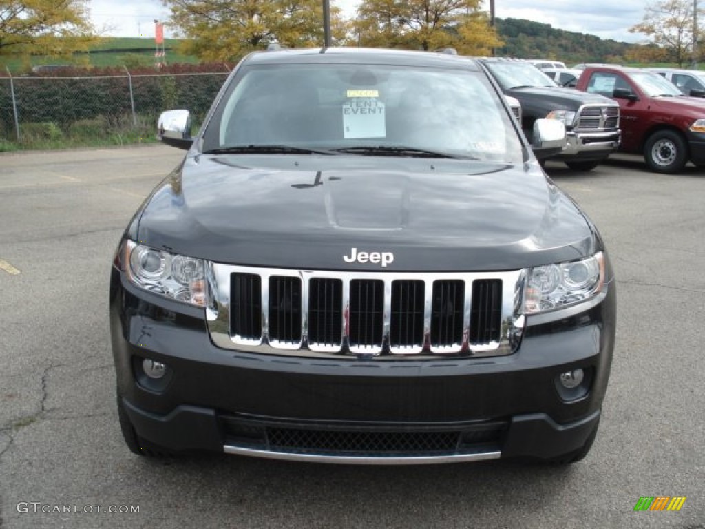 2013 Grand Cherokee Limited 4x4 - Brilliant Black Crystal Pearl / Black photo #3