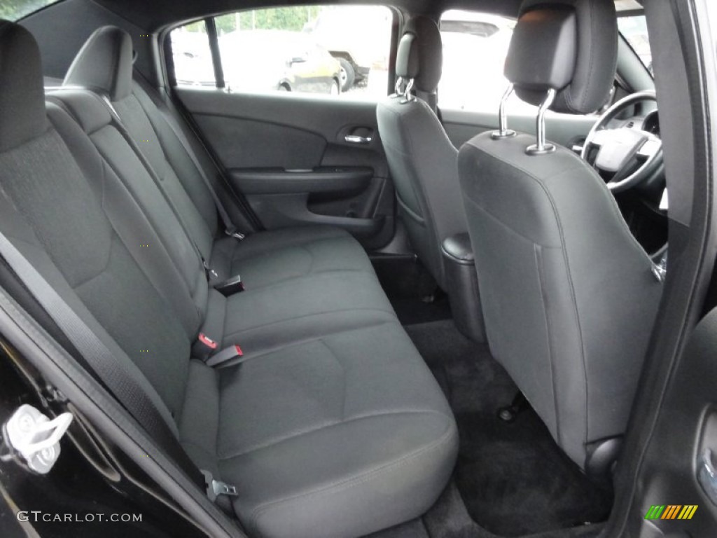2012 Chrysler 200 LX Sedan Rear Seat Photo #71639608