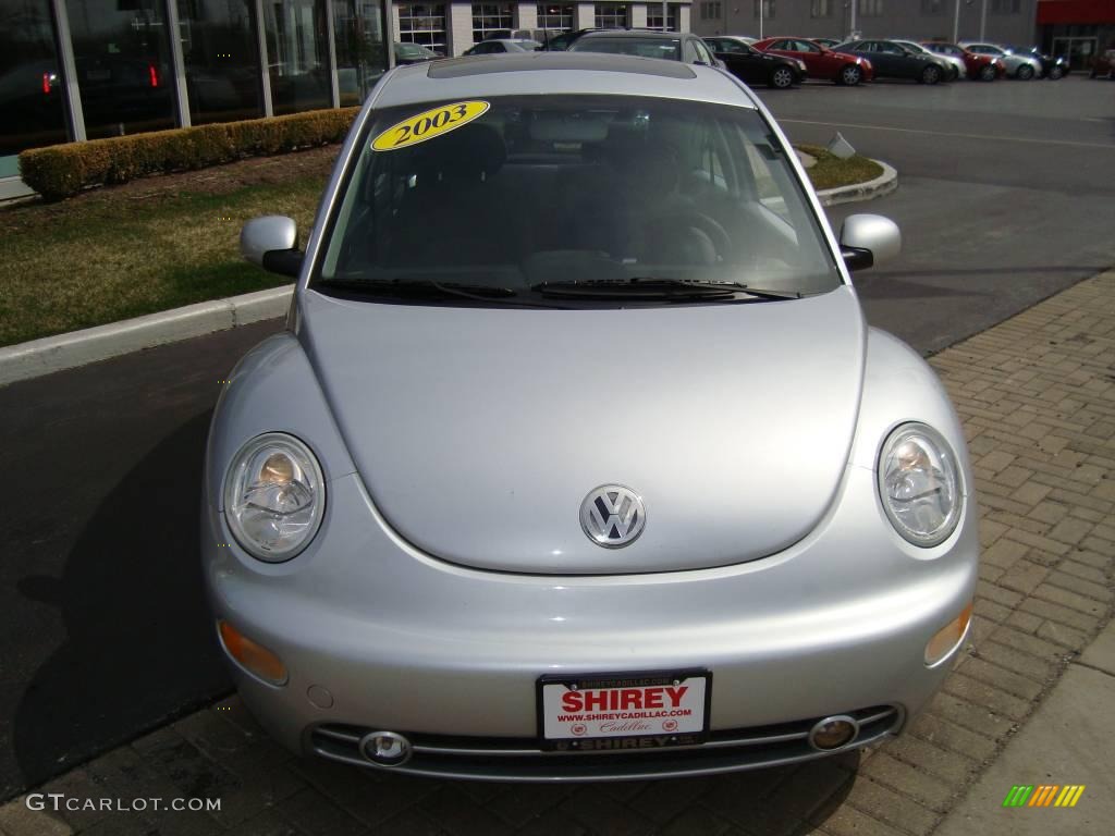 2003 New Beetle GLS Coupe - Reflex Silver Metallic / Grey photo #2