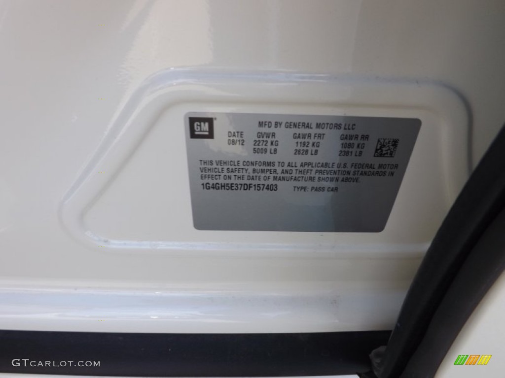 2013 LaCrosse FWD - White Diamond Tricoat / Cashmere photo #23