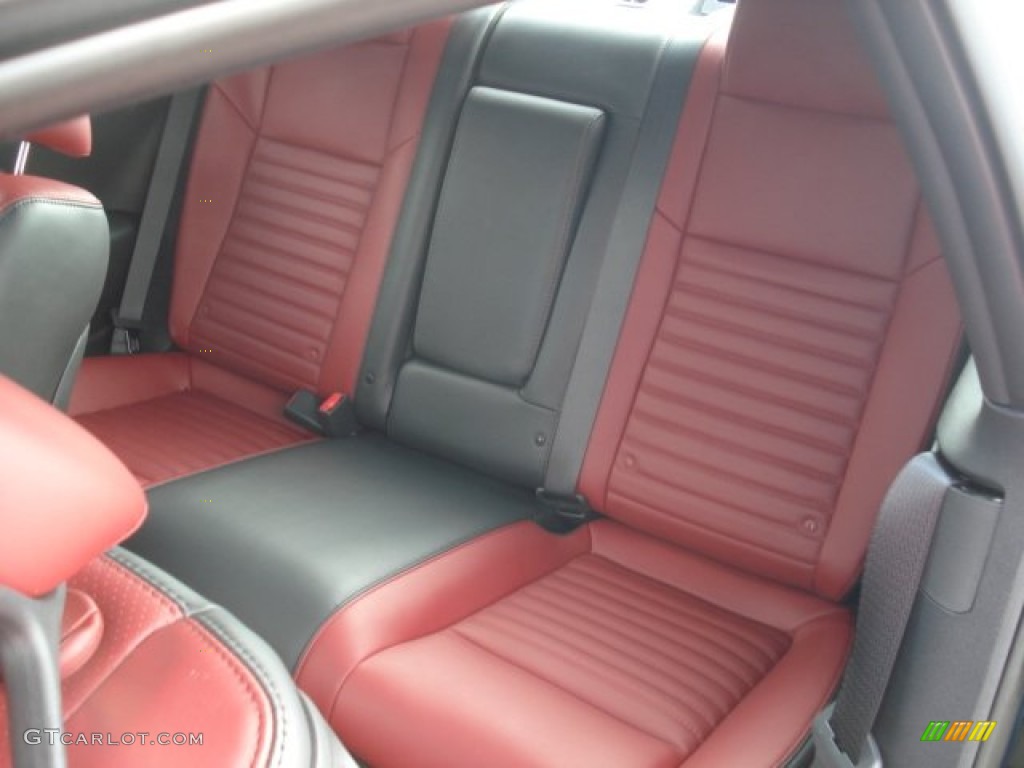 Radar Red/Dark Slate Gray Interior 2013 Dodge Challenger SXT Plus Photo #71639749