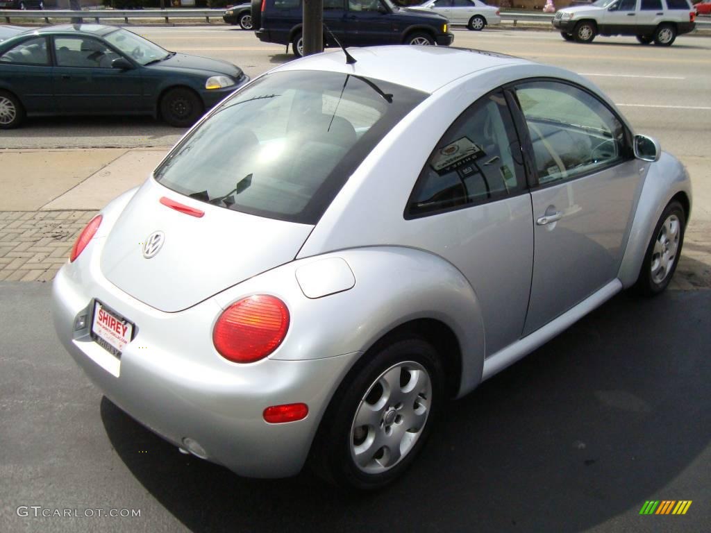 2003 New Beetle GLS Coupe - Reflex Silver Metallic / Grey photo #4
