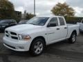 2012 Bright White Dodge Ram 1500 Express Quad Cab 4x4  photo #2