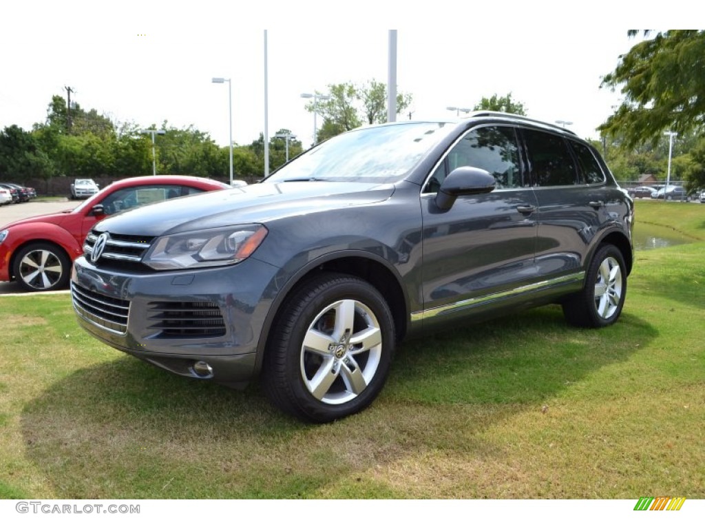 2013 Touareg TDI Lux 4XMotion - Dark Flint Metallic / Black Anthracite photo #1