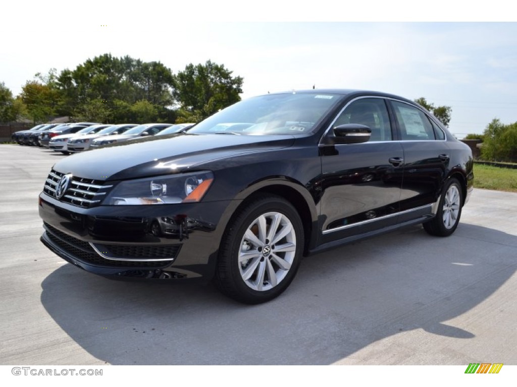 2013 Passat 2.5L SEL - Black / Titan Black photo #1