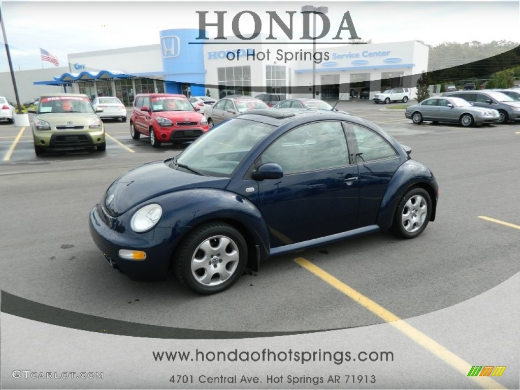 Galactic Blue Metallic Volkswagen New Beetle