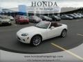 2007 Marble White Mazda MX-5 Miata Grand Touring Roadster  photo #1