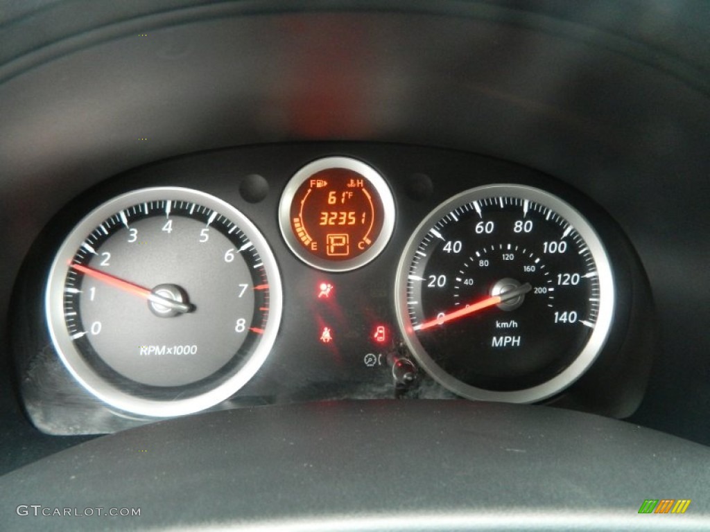 2010 Sentra 2.0 SR - Anodized Orange Metallic / Charcoal photo #23