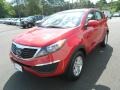 Front 3/4 View of 2011 Sportage 