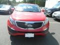 2011 Signal Red Kia Sportage   photo #8