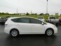 2012 Blizzard White Pearl Toyota Prius v Three Hybrid  photo #2