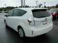 2012 Blizzard White Pearl Toyota Prius v Three Hybrid  photo #5