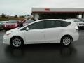 Blizzard White Pearl - Prius v Three Hybrid Photo No. 6