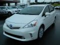 2012 Blizzard White Pearl Toyota Prius v Three Hybrid  photo #7