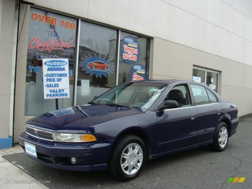 2000 Galant ES - Tampa Blue Pearl / Gray photo #1