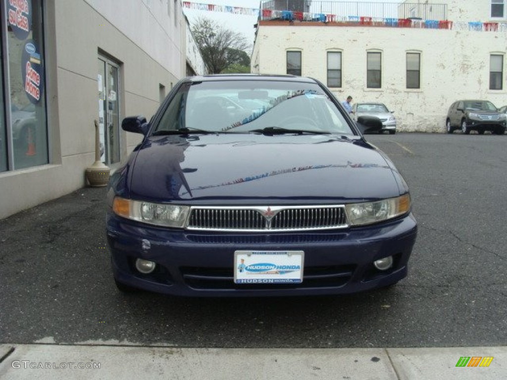 2000 Galant ES - Tampa Blue Pearl / Gray photo #2