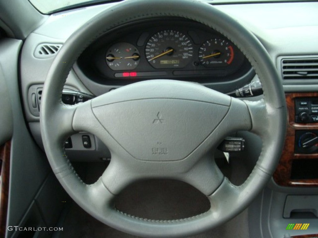 2000 Galant ES - Tampa Blue Pearl / Gray photo #8