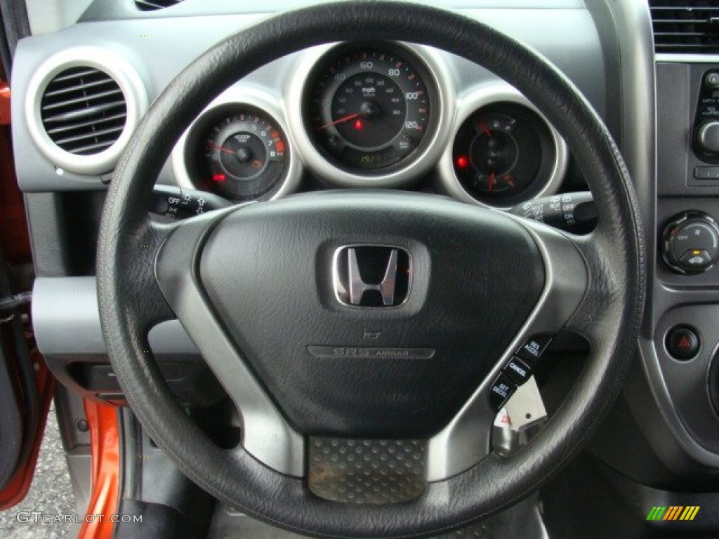 2005 Honda Element EX AWD Black/Gray Steering Wheel Photo #71645974