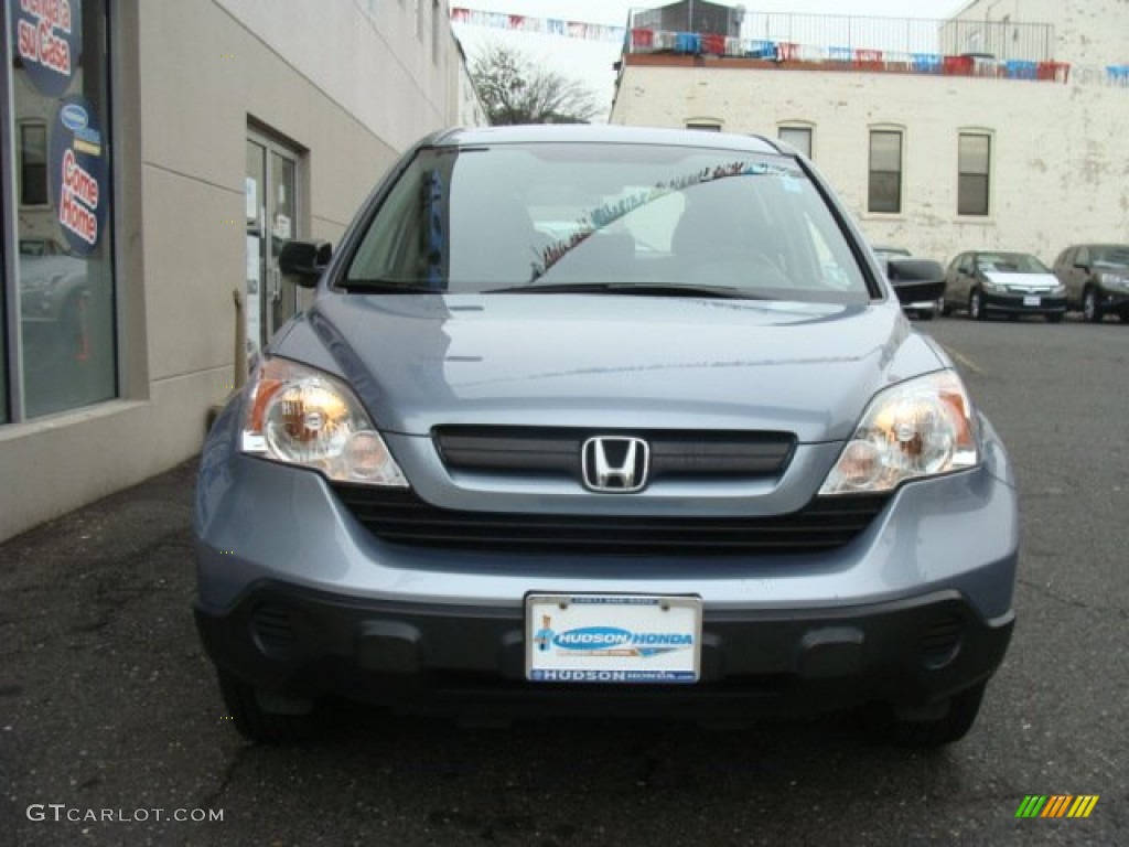 2009 CR-V LX 4WD - Glacier Blue Metallic / Gray photo #2