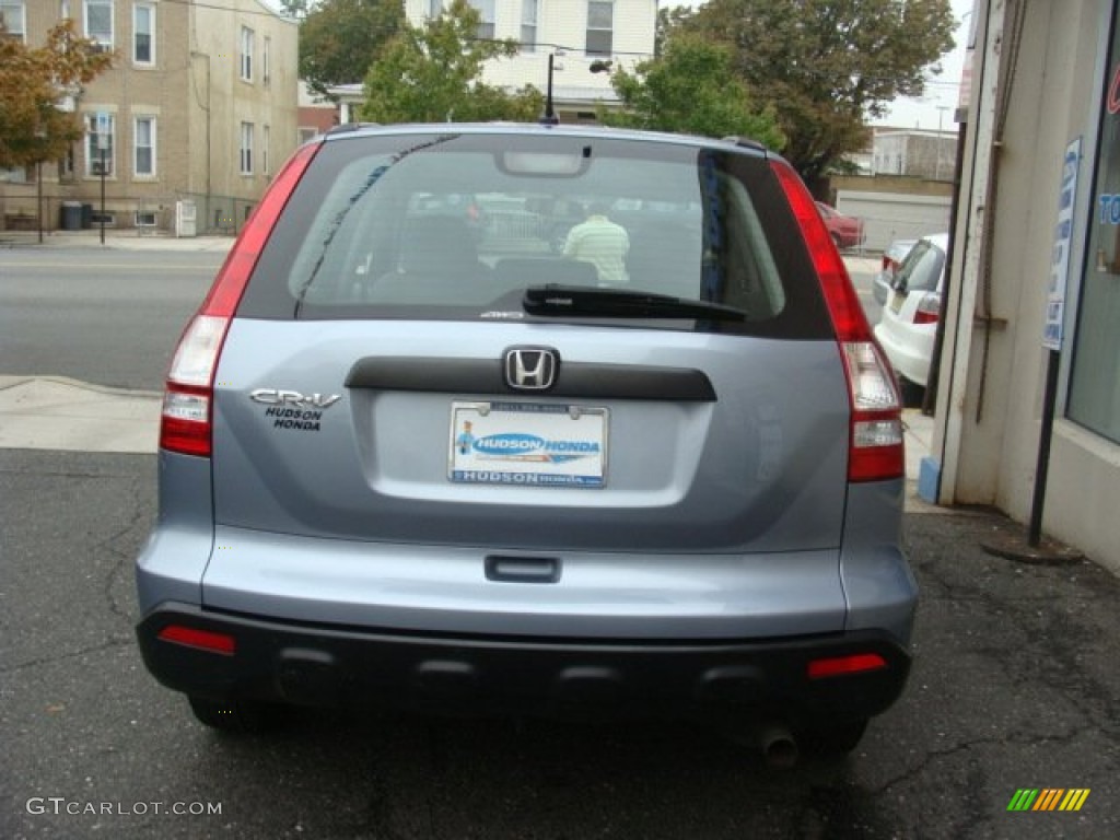 2009 CR-V LX 4WD - Glacier Blue Metallic / Gray photo #4