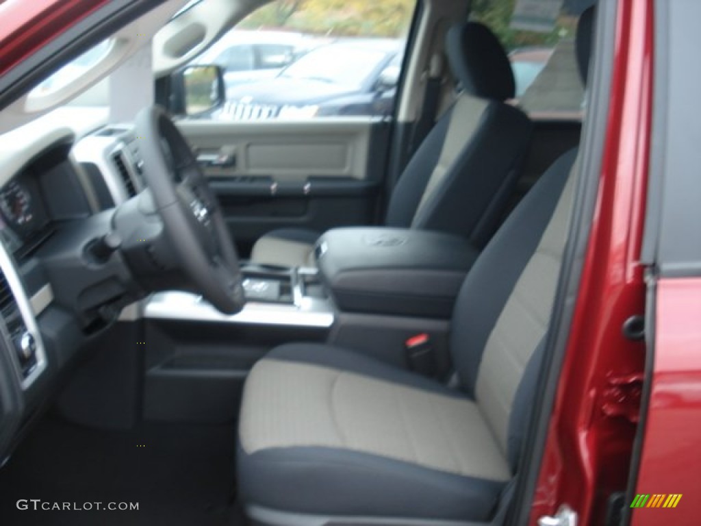 2012 Ram 1500 Big Horn Quad Cab 4x4 - Deep Cherry Red Crystal Pearl / Dark Slate Gray/Medium Graystone photo #11
